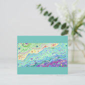 Seashore Art Briefkaart (Staand voorkant)