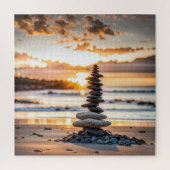 Seashore Beach Cairn Legpuzzel (Verticaal)