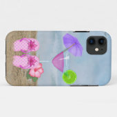 Seashore Cocktail en Teenslippers Case-Mate iPhone Case (Achterkant (horizontaal))