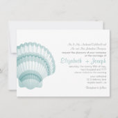 Seashore Elegance Faire-part de mariage (Devant)