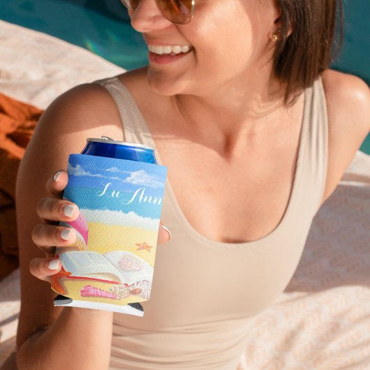 Seashore gepersonaliseerde Koelbox Blikjeskoeler