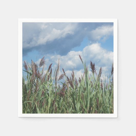 Seashore Marsh Grass Papier servet (Voorkant)