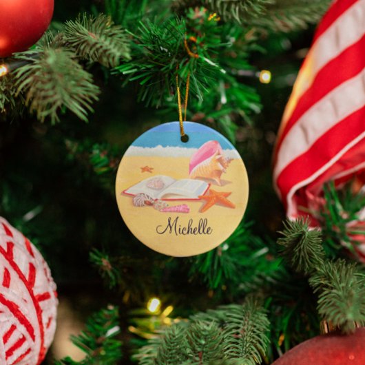 Seashore Personalized Ornament