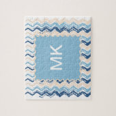 Seashore Scribble ZigZag Legpuzzel (Verticaal)