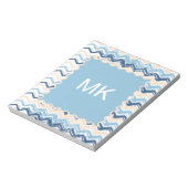 Seashore Scribble ZigZag Notitieblok (Gedraaid)