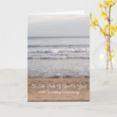Seashore Specialized 40th Wedding Jubileum Kaart (Gele Bloem)