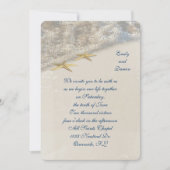 Seashore Starfish Wedding Kaart (Voorkant)
