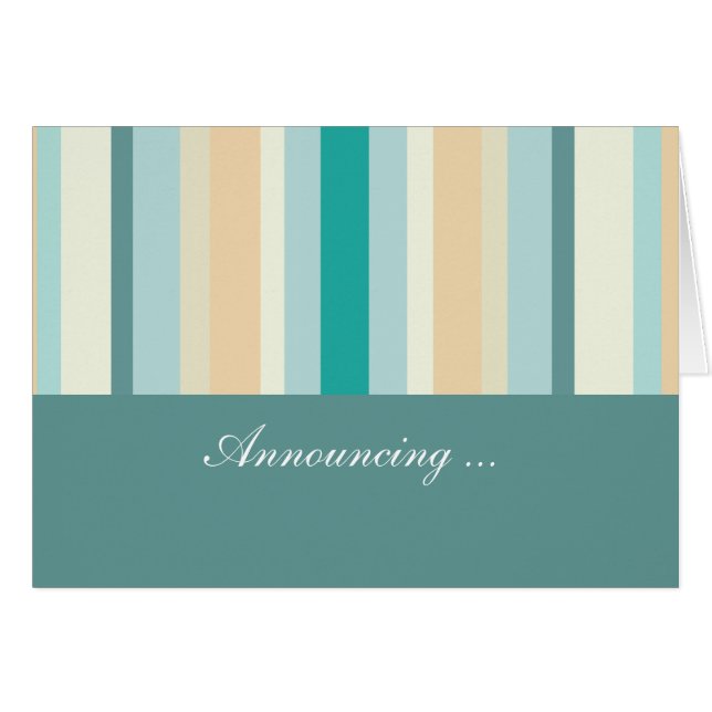 Seashore Stripes Pattern (Voorkant Horizontaal)