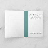 Seashore Stripes Pattern Bedankkaart (Binnen)