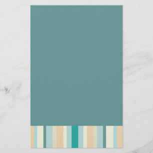 Seashore Stripes Pattern Briefpapier