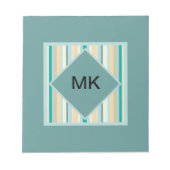 Seashore Stripes Pattern Notitieblok (Voorkant)