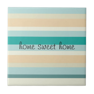 Seashore Stripes Pattern Tegeltje