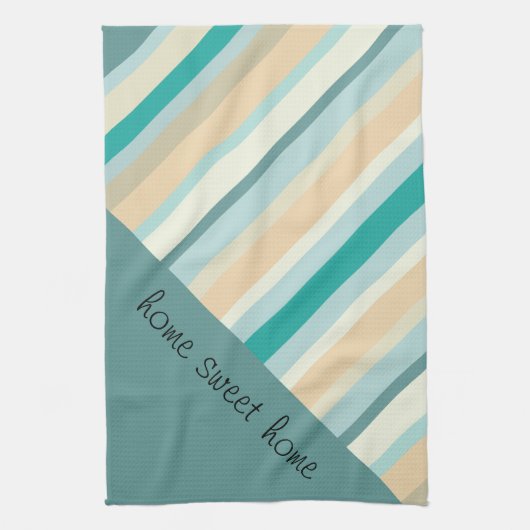 Seashore Stripes Pattern Theedoek (Verticaal)