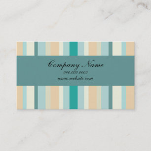 Seashore Stripes Pattern Visitekaartje