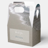 Seaside Beach & Sand Wedding Bedankdoosjes (Geopend)