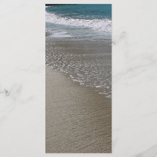 Seaside Beach & Sand Wedding Menu (Achterkant)