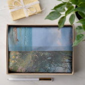 Seaside Blue Gypsy Caravan Decoupage Tissuepapier (Geschenk)