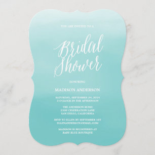 Seaside Bridal Shower-uitnodiging Kaart