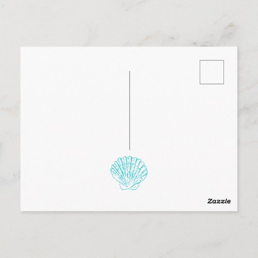 Seaside Briefkaart - Hartelijk dank (Achterkant)