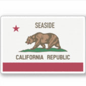 Seaside CA Sticker (Voorkant)