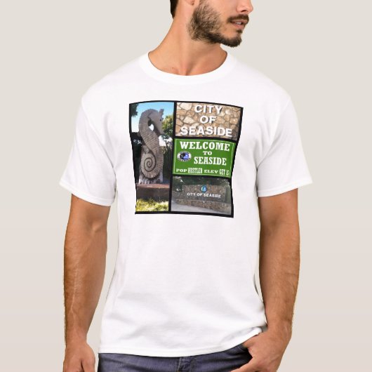 Seaside,Ca — T-Shirt (Voorkant)