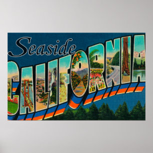 Seaside, Californië - Grote Letter-scènes Poster