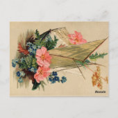 Seaside Cottcore  sparen de Datum Briefkaart (Achterkant)