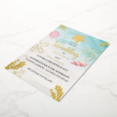 Seaside Elegance Foil Invitation (Rotation)