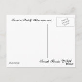 Seaside Florida Sunset Briefkaart (Achterkant)