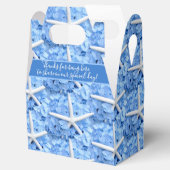 Seaside Garden Blue Hydrangeas Starfish Hartelijk  Bedankdoosjes (Geopend)