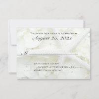 Seaside Garden Starfish Wedding RSVP Invité Count