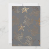 Seaside Glow Starfish Coral Weddenschap Kaart (Achterkant)