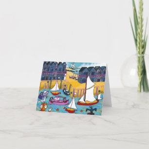 Seaside Greetings Card - Whitstable Kaart