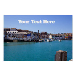 Seaside Harbor Rust - Glanzend Poster Perfect Poster