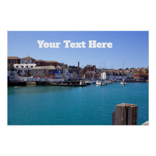 Seaside Harbor Rust - Glanzend Poster Perfect Poster