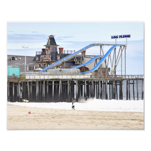 Seaside Heights Haunted Mansion Foto Afdruk (Voorkant)