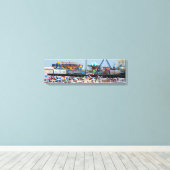 Seaside Heights New Jersey Canvas Afdruk (Insitu (Houten vloer))