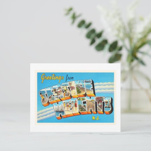 Seaside Heights New Jersey NJ Briefkaart- Briefkaart (Staand voorkant)
