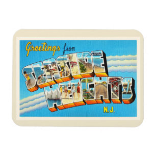 Seaside Heights New Jersey NJ  Briefkaart- Magneet