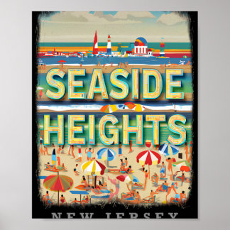 Seaside Heights New Jersey Nj Strand Bliss Sd26 Poster