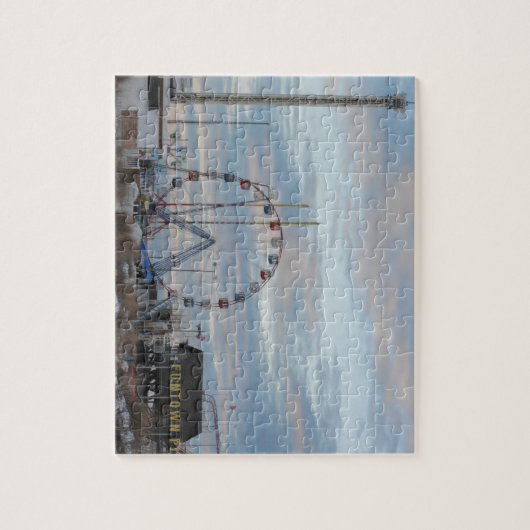 Seaside Heights Sunrise Funtown Pier Jersey Shore Legpuzzel (Verticaal)