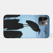 Seaside Heron Silhouette Case-Mate iPhone Case (Achterkant (horizontaal))