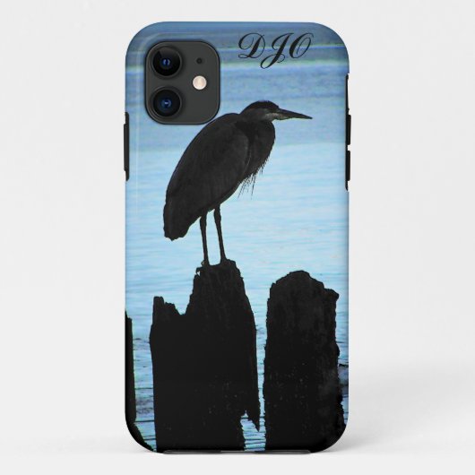 Seaside Heron Silhouette Case-Mate iPhone Case (Achterkant)