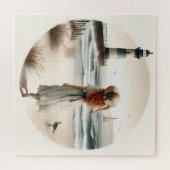 Seaside Lighthouse Stroll Puzzel (Horizontaal)