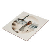 Seaside Lighthouse Stroll Tegeltje (Zijkant)