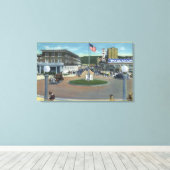 Seaside, Oregon - Broadway from Trail's End Canvas Afdruk (Insitu (Houten vloer))