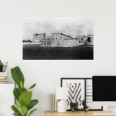 Seaside, Oregon Hotel en Turnround Poster (Thuiskantoor)