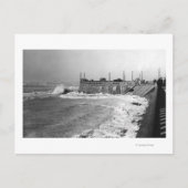 Seaside, Oregon Sou Wester Wave and Turround Briefkaart (Voorkant)