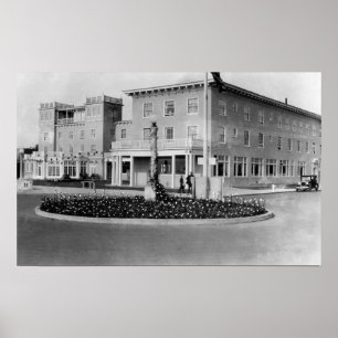 Seaside, Oregon Uitzicht van Hotel Seaside Fograaf Poster