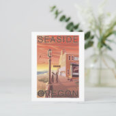 Seaside, OregonAquarium View Briefkaart (Staand voorkant)